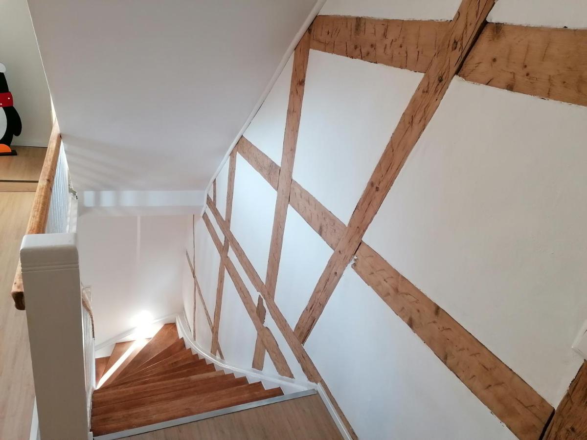 Fewo Im Lehm-Fachwerkhaus Erfurt Mit 3 Einzelnen Schlafzimmern Je Mit Tv Zewnętrze zdjęcie